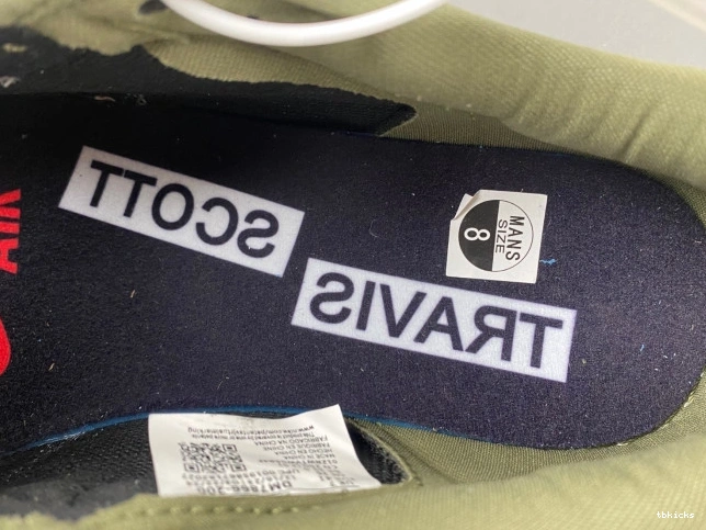 Reps TBK TRAVIS JORDAN MEDIUM 1 X DM7866-200 AIR OG SCOTT OLIVE LOW 0801